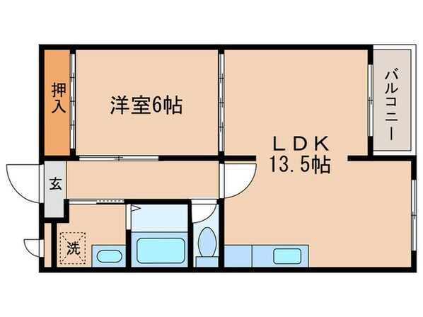 シェモア稲葉台の物件間取画像